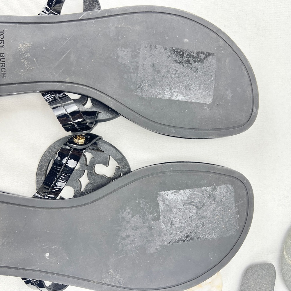 Like NEW Miller Patent Leather Sandal 9M by Tory Burch (TB-P-9-11) - Picture 10 of 12